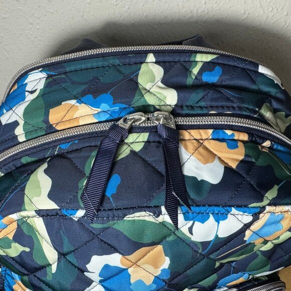 Vera Bradley Campus Backpack in Immersed Blooms NWT - Performance Twill - Picture 13 of 13